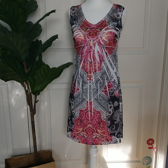 P/P size, art deco dress by Style&Co petite - Picture 1 of 7